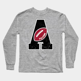 Big Bold Atlanta Falcons Monogram Long Sleeve T-Shirt